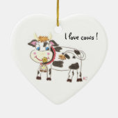 Keramische keramische keramische keramische koe me keramisch ornament (Achterkant)