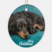 keramische keramische keramische sieraardehond Cut Keramisch Ornament (Links)