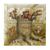 Keramische keramische Tegel van Oekraïense Hryb (p Tegeltje (Voorkant)