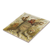 Keramische keramische Tegel van Oekraïense Hryb (p Tegeltje (Zijkant)