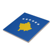 Keramische keramische titel Kosovo Tegeltje (Zijkant)