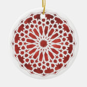 Keramische Kerkgebouw Mozaïek in Marokko Keramisch Ornament (Voorkant)