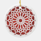 Keramische Kerkgebouw Mozaïek in Marokko Keramisch Ornament (Achterkant)