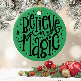 Keramische Kerst Ornament Geloof in magie