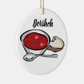 Keramische kerstboomversiering Borshch Keramisch Ornament (Rechts)
