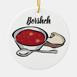 Keramische kerstboomversiering Borshch Keramisch Ornament