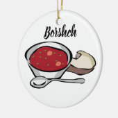 Keramische kerstboomversiering Borshch Keramisch Ornament (Links)