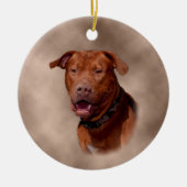 Keramische kerstboomversiering keramisch ornament (Voorkant)