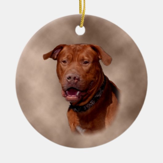 Keramische kerstboomversiering keramisch ornament (Voorkant)