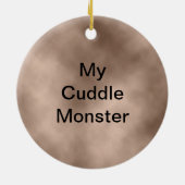 Keramische kerstboomversiering keramisch ornament (Achterkant)