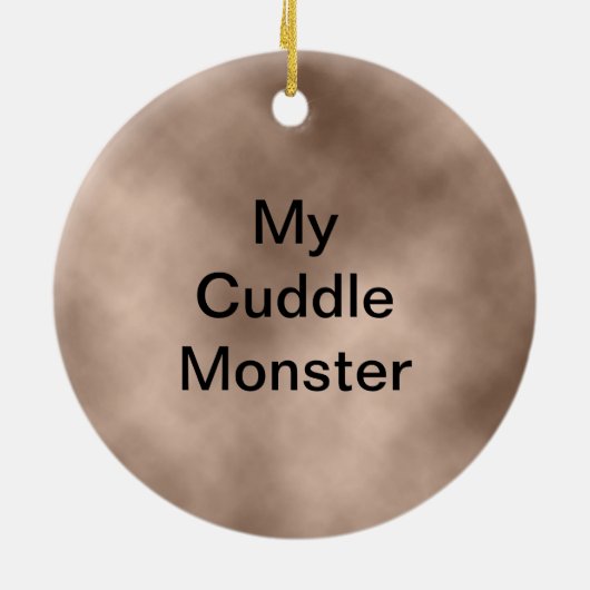 Keramische kerstboomversiering keramisch ornament (Achterkant)