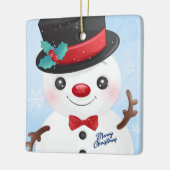 Keramische Kerstman Ornament (Links)