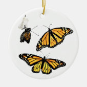 Keramische kerstsiermonbooglevenscyclus keramisch ornament (Voorkant)