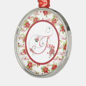 Keramische Kerstversiering Joy Metalen Ornament (Links)