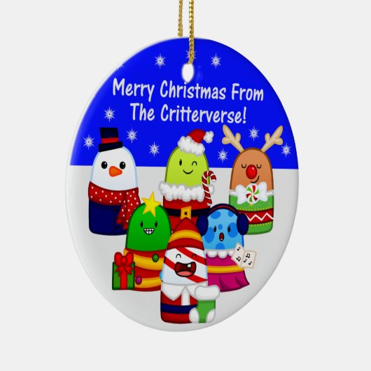 Keramische kerstversiering keramisch ornament (Rechts)