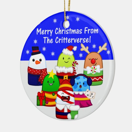 Keramische kerstversiering keramisch ornament (Links)