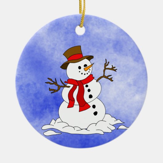 Keramische kerstversiering keramisch ornament (Voorkant)