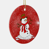 Keramische kerstversiering keramisch ornament (Rechts)