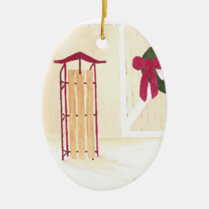 Keramische kerstversiering keramisch ornament