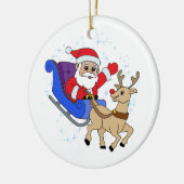 Keramische kerstversiering keramisch ornament (Links)