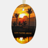 Keramische kerstversiering Let Faith Arise Keramisch Ornament (Links)