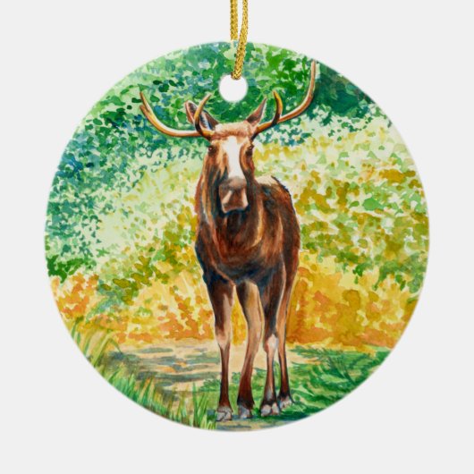 Keramische kerstversiering, los keramisch ornament (Voorkant)