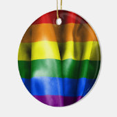 Keramische kerstversiering met de vlag van Gay Pri Keramisch Ornament (Links)