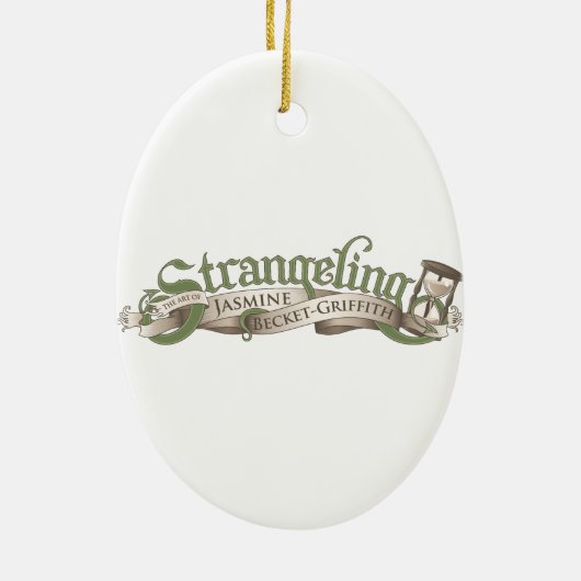 Keramische kerstversiering met Vorstdraakje Keramisch Ornament (Achterkant)