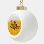 Keramische kerstversiering voor beer Whisperer-ker Bal Ornament (Rechts)