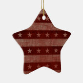 Keramische kerstversiering voor sterren en strips keramisch ornament (Rechts)