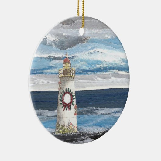 Keramische kerstversieringen keramisch ornament (Rechts)