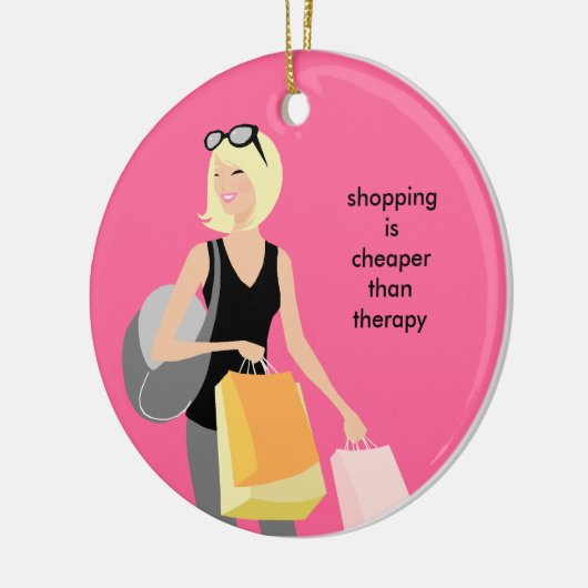 Keramische kerstversieringen met shopaholic kerami keramisch ornament (Links)
