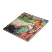 Keramische keuken Tile-country Boerderij Boy and G Tegeltje (Zijkant)