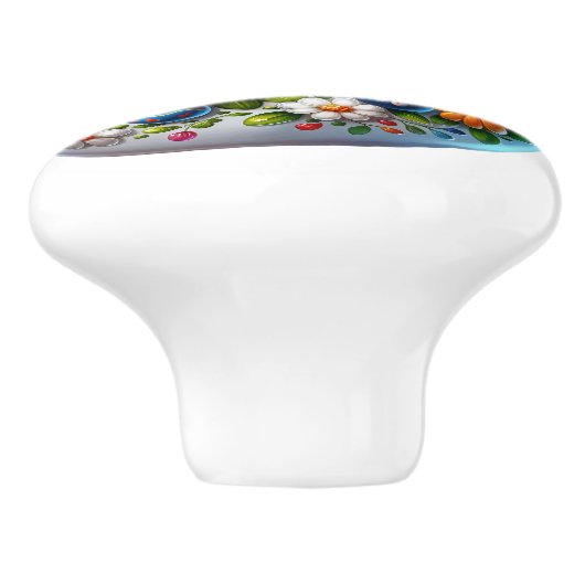 Keramische kip keramische knop (Zijkant)