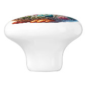 Keramische kip knop (Zijkant)