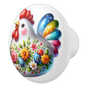 Keramische kip knop (Rechts)