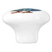 Keramische kip thema keramische knop (Zijkant)