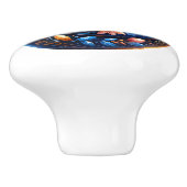 Keramische kip thema keramische knop (Zijkant)