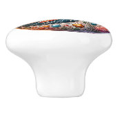 Keramische kip thema keramische knop (Zijkant)