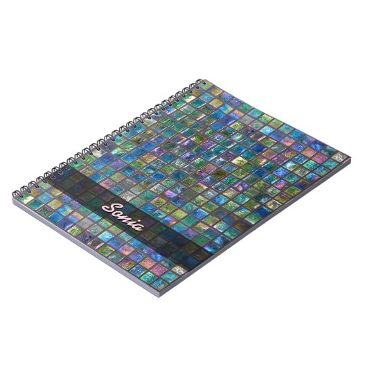 Keramische kleine multicolor tilt elke tekst notitieboek (Linkerzijde)