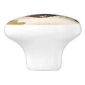 Keramische Knob*** Cock-A-Doodle Koffie Keramische Knop (Zijkant)