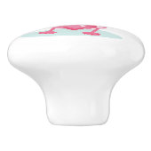 Keramische Knob/Cute Monster met hart Knop (Zijkant)