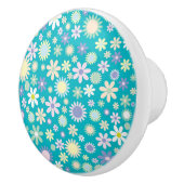 Keramische Knob/Daisies Knop (Rechts)