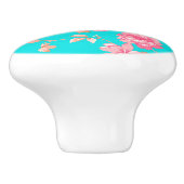 Keramische Knob/Floral Knop (Zijkant)