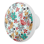 Keramische Knob/Floral Knop (Rechts)