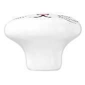 Keramische Knob - Katten kant Keramische Knop (Zijkant)