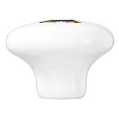 Keramische Knob/Penguin Fairy Knop (Zijkant)