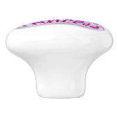 Keramische Knob/Princess Knop (Zijkant)