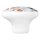 Keramische Knobs - Twee Amerikaanse Gele Warbler Knop (Zijkant)