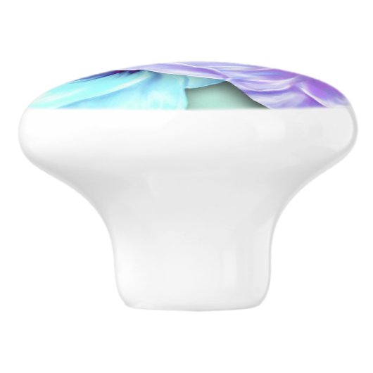 Keramische knop/bloemen keramische knop (Zijkant)